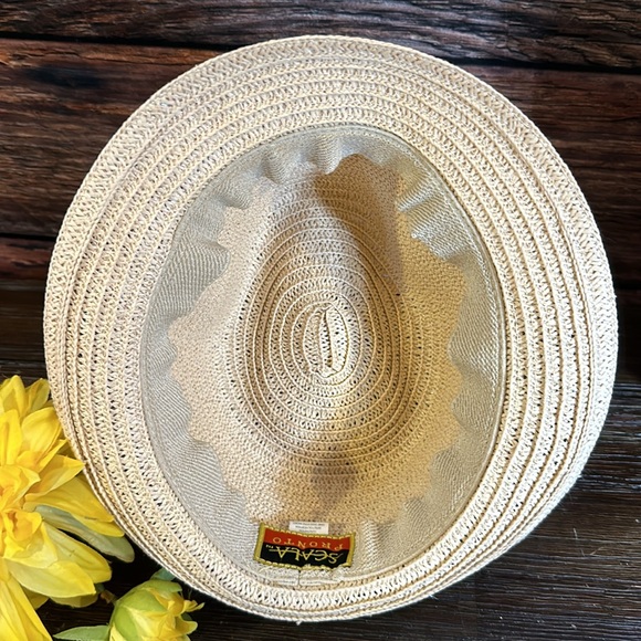 Scala Pronto Women’s Fedora With Brown Ribbon Band! In Excellent Condition! - Picture 7 of 8